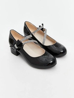 LC Waikiki Parlak Taşlı Kız Çocuk Topuklu Ayakkabı  (S6)