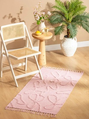 LC Waikiki Karışık Fiyonk Baskılı Halı 70X140 cm  (S6)