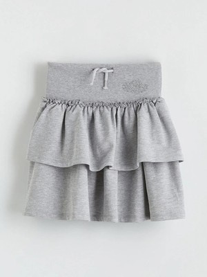 LC Waikiki Taşlı Fırfırlı Kız Çocuk Etek  (S6)