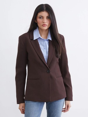 LC Waikiki Krep Kadın Blazer Ceket  (S6)