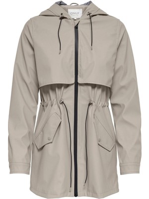 Only Race Kadın Bej Yağmurluk (15161241-SLG)
