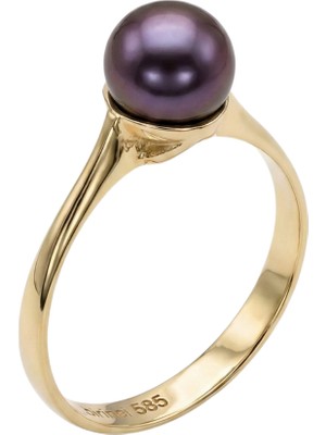 Birinci1926 Siyah Doğal Inci Yüzük