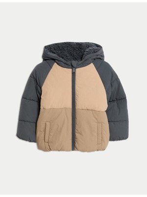 Marks & Spencer Renk Bloklu Dolgulu Mont