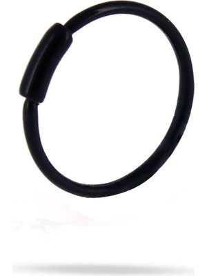 Shemora 925 Ayar Gümüş Siyah Halka Hızma