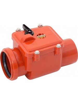 Gama 50'lik Kilitli Pis Su Çekvalfi Geri Akış Fare ve Koku Önleyici