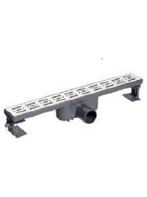Gama Yandan Çıkışlı Lineer Süzgeç Duş Kanalı Banyo Gideri 20 cm