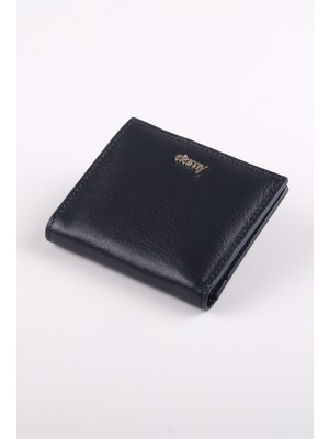 Ancora Leather Hakiki Deri Kadın Portföy Rfıd KORUMALI-46500 Lacivert