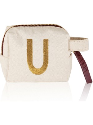 The Mia Harf Nakışlı Çanta U 14X12 cm