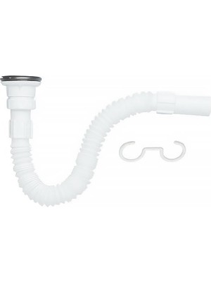 Gama Körüklü Sifon 32'lik Sığ Rekorsuz Lavabo Gider Borusu