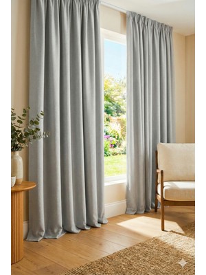 Miabella Home Mr.stock Blackout Işık Geçirmez Güneşlik Fon Perde Tek Kanat  - 12189