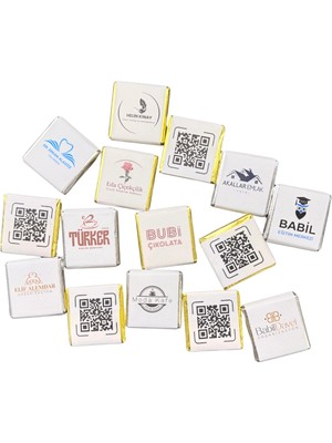 Bubi Çikolata Kurumsal Qr Kodlu Çikolata 75 Adet
