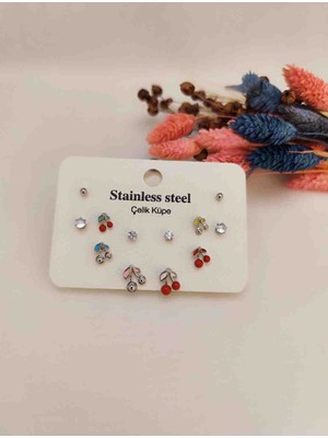 Kudretli Takılar Çelik Küpe