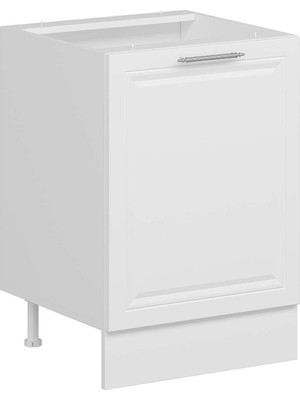 Alvinka Mutfak Modül Mbr_c Alt 1K1R 60CM Dolap Beyaz Beyaz Suntalam