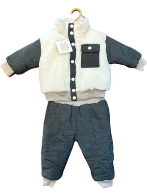 Erkek Bebek Alt Üst Takım Kışlık