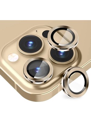 Magne Ally iPhone 14 Pro-14 Pro Max 3D Metal Çerçeveli Kamera Lens KORUYUCU-(5775) - TGR6995-4820