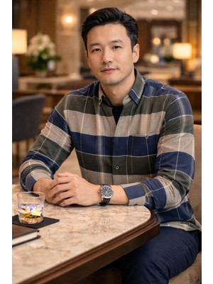 Varetta Erkek Lacivert Kışlık Gömlek Yünlü Cepli Geniş Kesim