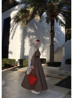 Moda Aksa 5478 Flar Dty Gömlek Takım Koyu Haki