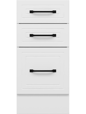 Alvinka Mutfak Modül Mbr_a Alt 3Ç1B2K Nray 40CM Dolap Beyaz Beyaz Mdf