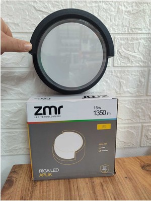 ZMR Ekim Aydınlatma 15W Riga LED Aplik Yuvarlak Kasa Günışığı