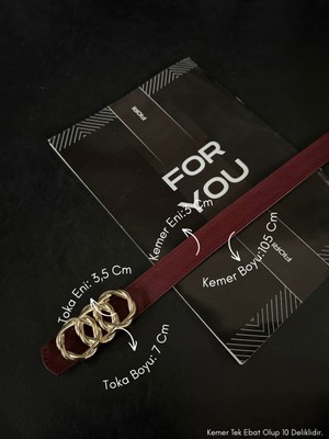 Fiori Birleşik Halka Tokalı Leopar Kadın Pantolon Kemeri, Ceket Kemeri, Elbise Kemeri, Gömlek Kemeri