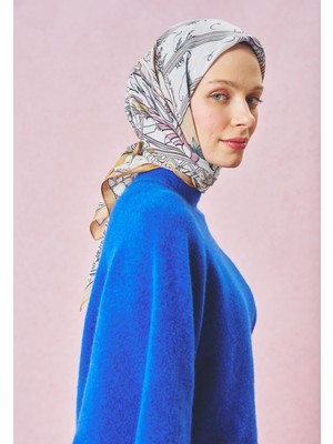 Fresh Precıous Paradıse Desen Floş Viskon Eşarp Pastel Dream