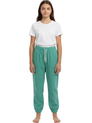 Nk Kids Kız Çocuk Pantolon - Selena Modeli, Cepli ve Bağcıklı, %100 Pamuk