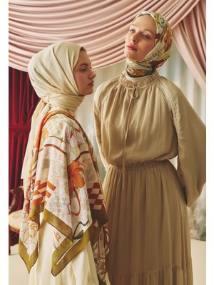 Fresh Tales Of Love Desen Floş Viskon Eşarp Rays Of Sunshıne