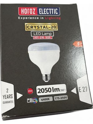 Horoz Electric 20W Crystal LED Ampul Beyaz