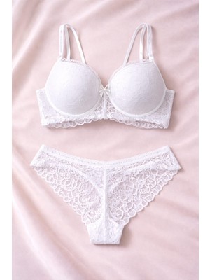 Solenıa Kadın Dantelli Balkonet Sütyen Külot Takımı