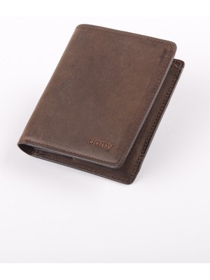 Ancora Leather Hakiki Deri Rfıd Korumalı Erkek Cüzdan 43205 Kahve