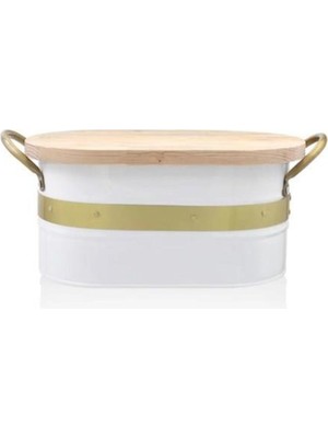 Özbience Beyaz Ekmeklik Saklama Kabı, Pratik ve Şık Tasarım