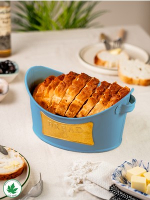 Özbience Metal Kulplu Kayık Ekmeklik, Sunumluk, Ekmek Sepeti, Şık ve Kullanışlı