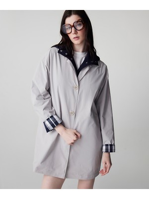 İpekyol Çift Parça Görünüm Teknik Kumaş Pardösü IS1260011009030