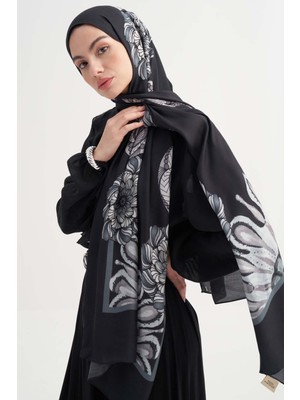 Carell Lilya Incira Viskon Şal Siyah