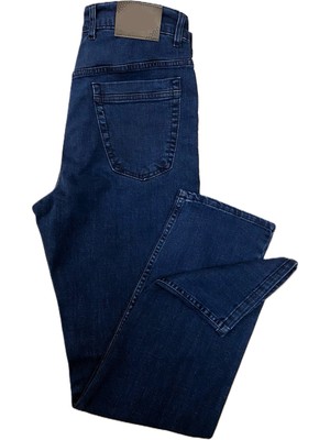 Gruva Erkek Normal Rahat Kesim Yüksek Bel Likralı Esnek Klasik Kot Pantolon