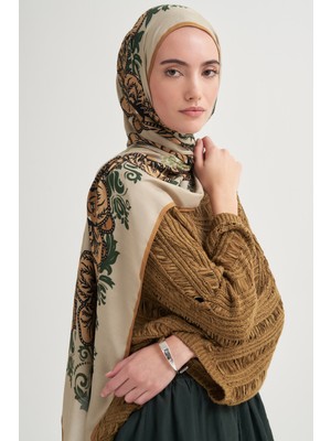 Carell Jasmina Incira Viskon Şal Vizon