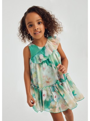 Mayoral Abel Lula Kız Çocuk Kalın Askılı Şifon Elbise