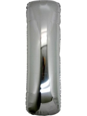 I Harf Folyo Balon Gümüş Renk 40 Inç