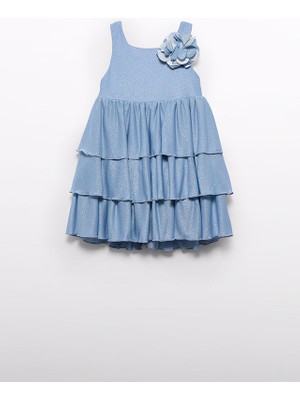 Mayoral Abel Lula Kız Çocuk Çiçek Detaylı Farmalı Elbise