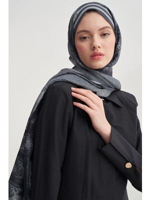 Carell Serenya Vela  Floş Şal Gri