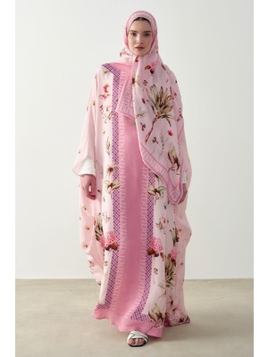 Carell Glow Floş Kaftan Şeker Pembesi