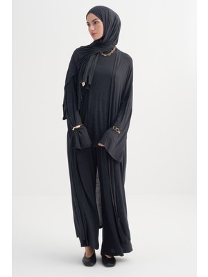 Carell Micro Modal Abaya Antrasit