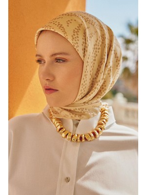 Carell Twill Eşarp Damla Sarı
