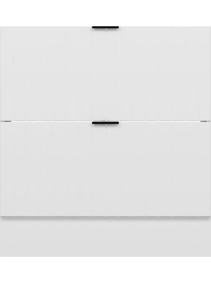 Alvinka Mutfak Modül Mbr_b Alt 2ç 80CM Evye Dolap Beyaz Beyaz Suntalam