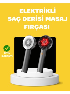 Allians LED ile Mikro Akımlı Elektrikli Saç Masaj Fırçası, Sağlıklı ve Parlak Saçlar