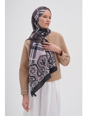 Carell Echo Pamuk Şal Rustic Vizon