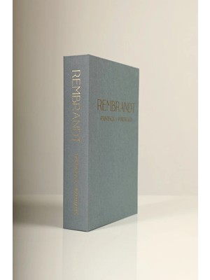 Rawliving Kumaş Kaplı Rembrandt Dekoratif Kitap Kutu