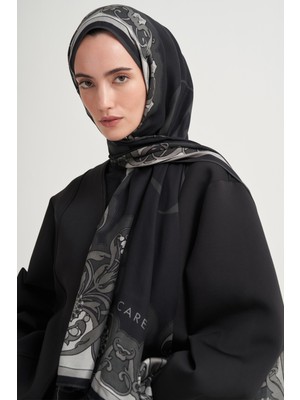 Carell Olea Incira Viskon Şal Siyah