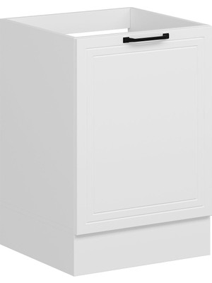 Alvinka Mutfak Modül Mbr_a Alt 1k 60CM Evye Dolap Beyaz Beyaz Suntalam