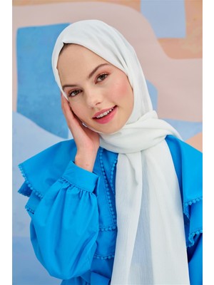 Carell Lien Örme Şal Ekru